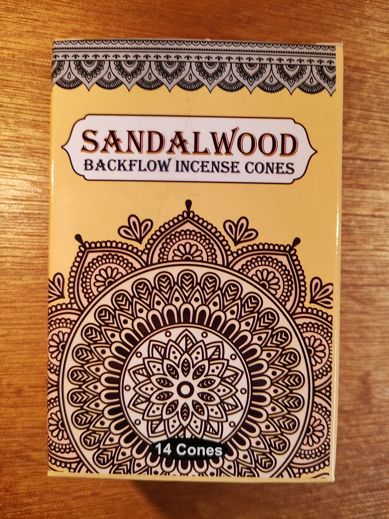SACRED TREE BACKFLOW CONES - SANDALWOOD